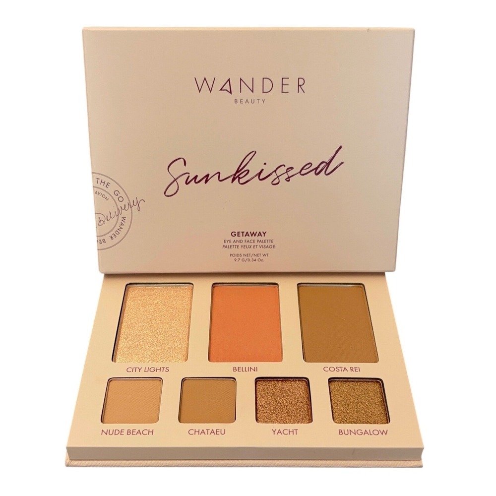 Wander Beauty Getaway Eye and Face Palette Sunkissed Eyeshadow Blush Bronzer NEW